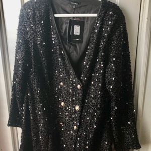 Fashion Nova Plus Not Afraid to Sparkle Dress